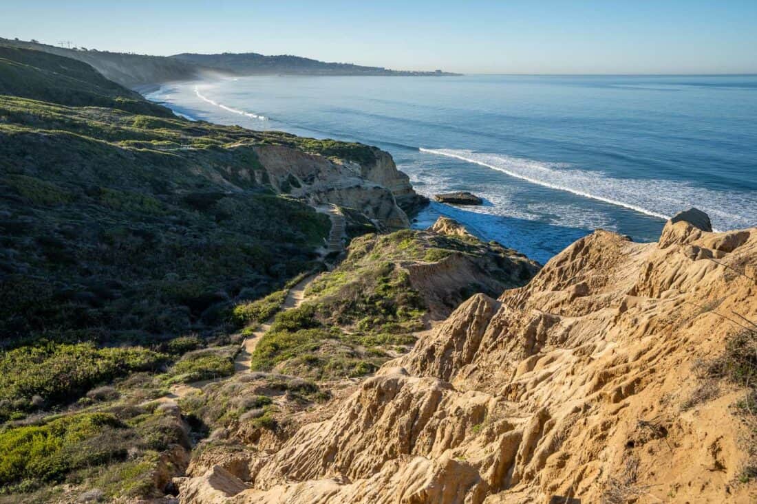 Hiking in Torrey Pines is one of the best things to do outdoors in San Diego, California, USA