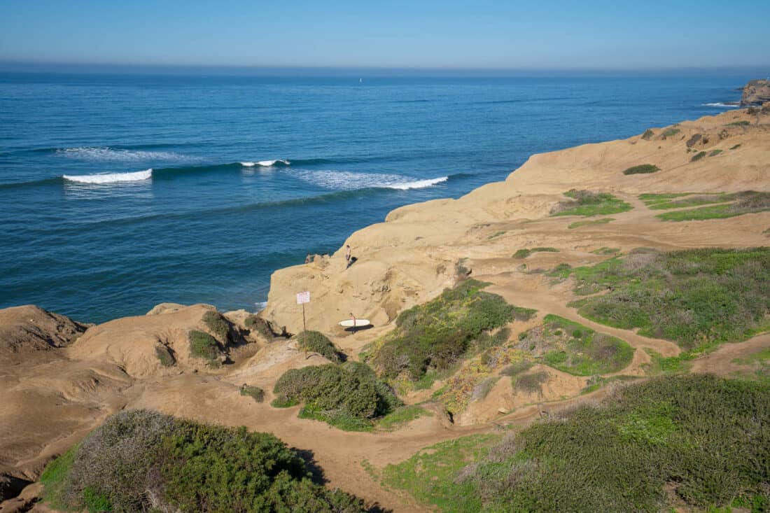 Sunset Cliffs Natural Park in San Diego, California, USA