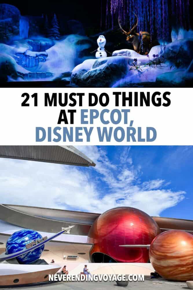 Epcot Disney World Guide Pinterest pin