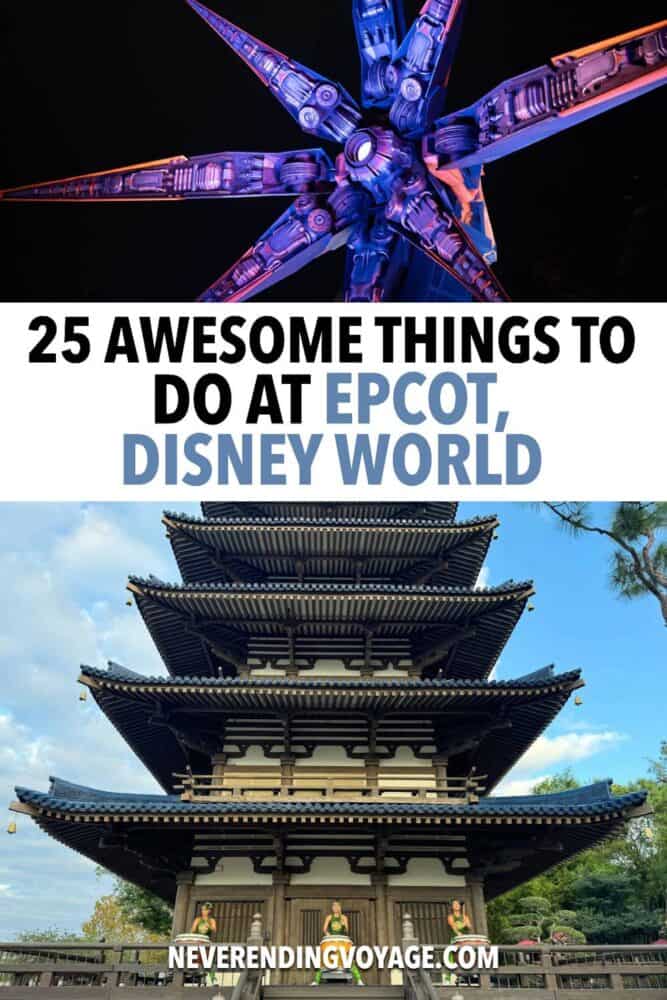 Epcot Disney World Travel Guide Pinterest pin
