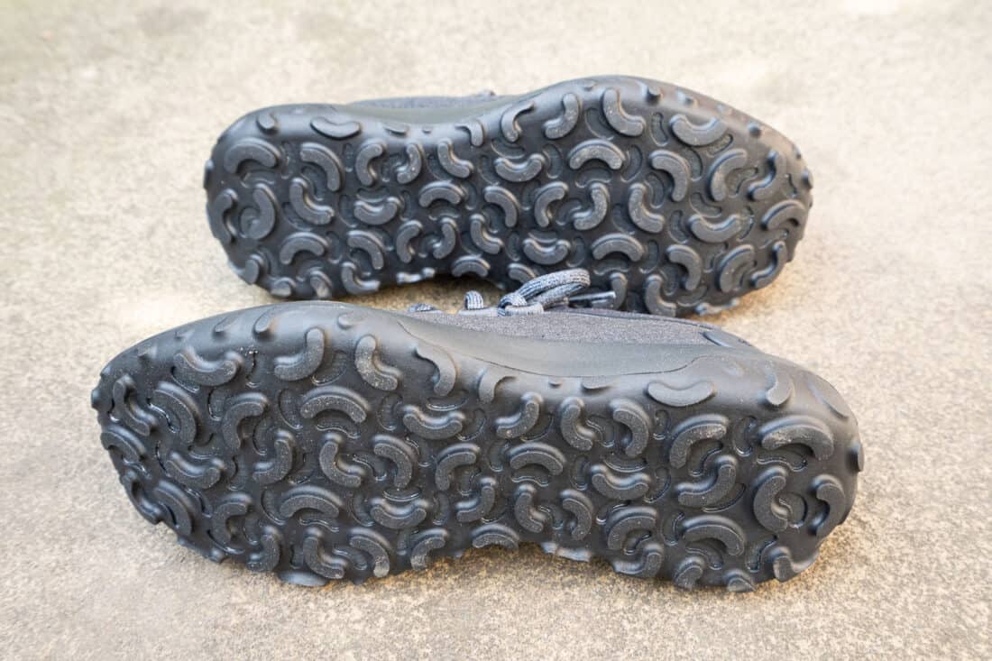 The lugs on the soles of the Allbirds Trail Runner provide excellent traction