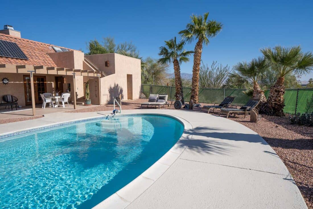 Pool of Borrego Springs airbnb, California, USA