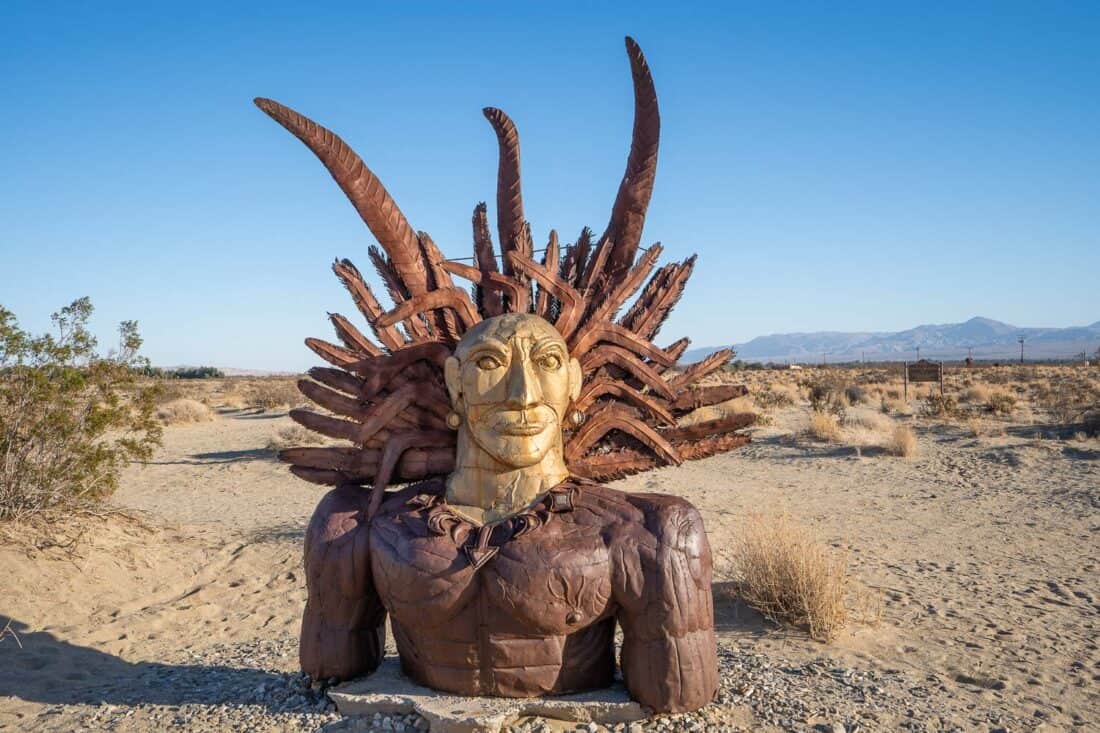 Indian Head in Borrego Springs, California