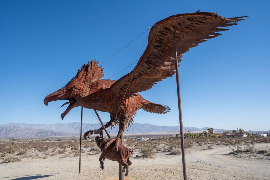 Aiolornis Incredibilis with peccary prey by Riccardo Breceda in Galleta Meadows