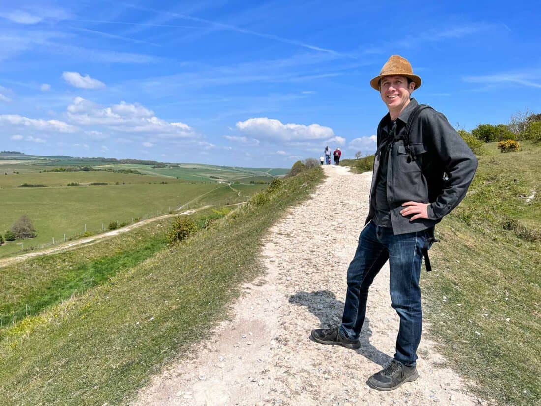 Cissbury Ring in South Downs National Park, England