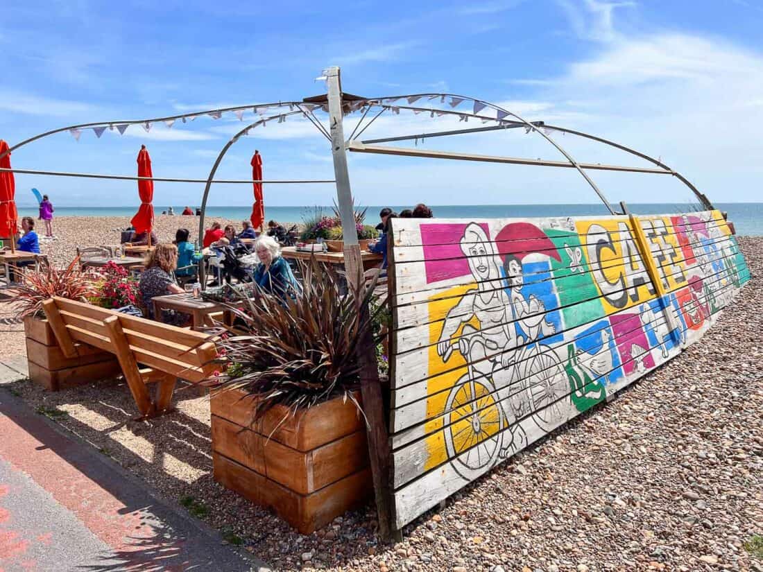 Coast Cafe is the best outdoor dining spot in Worthing