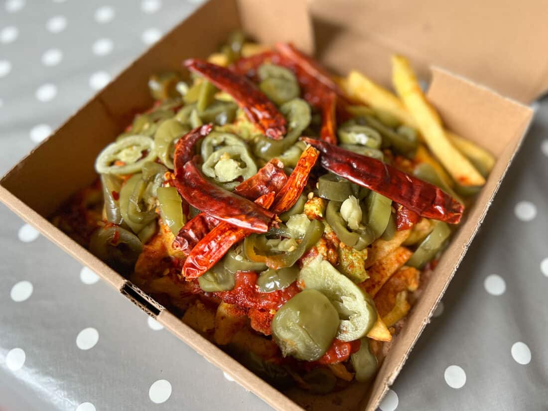 Dirty fries from Vegan Street Food Company in Worthing