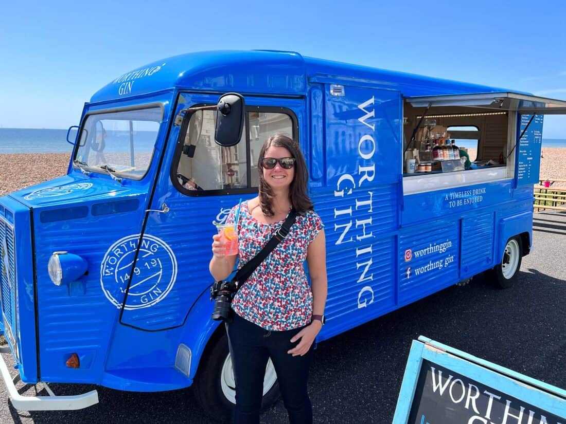 Worthing Gin Genie Truck, Worthing promenade