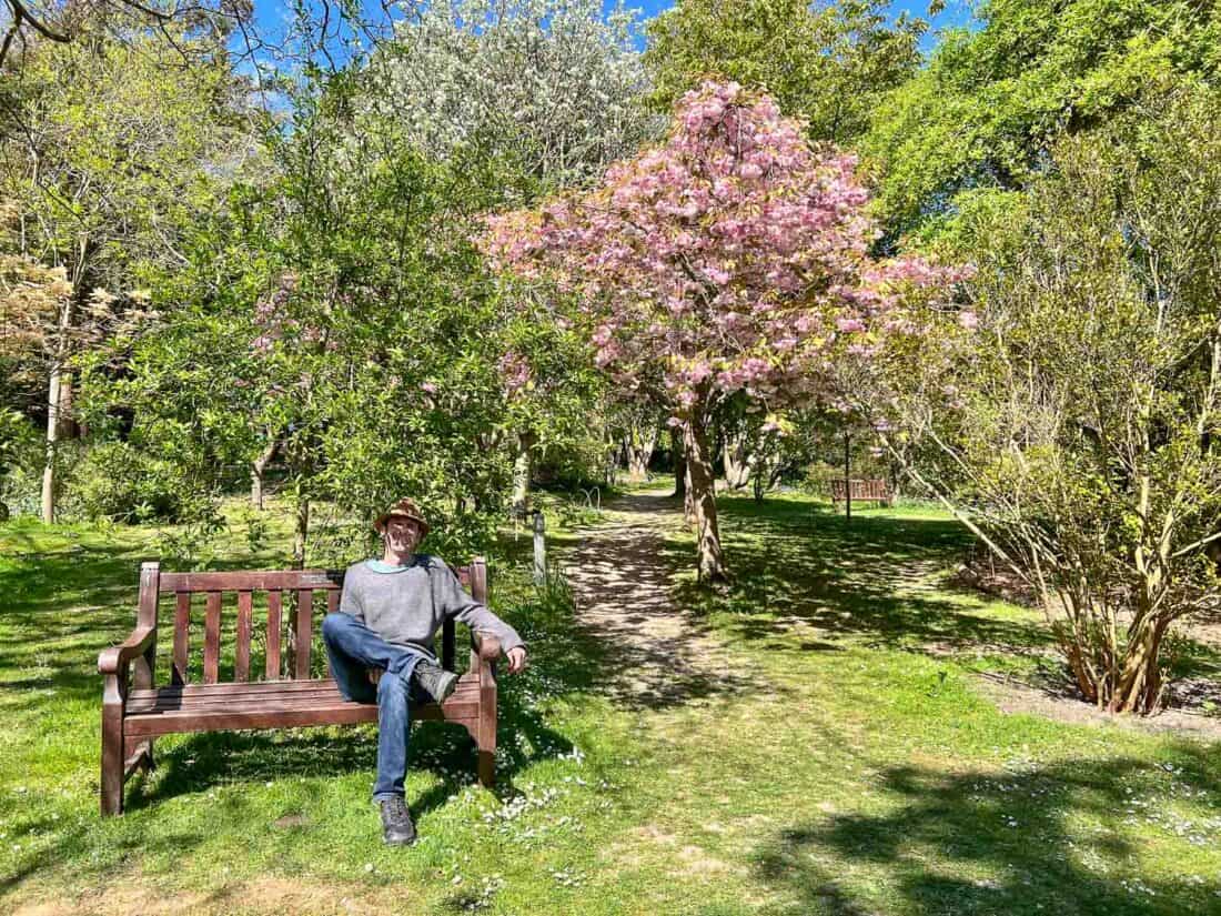 Bench in Highdown Gardens, Worthing