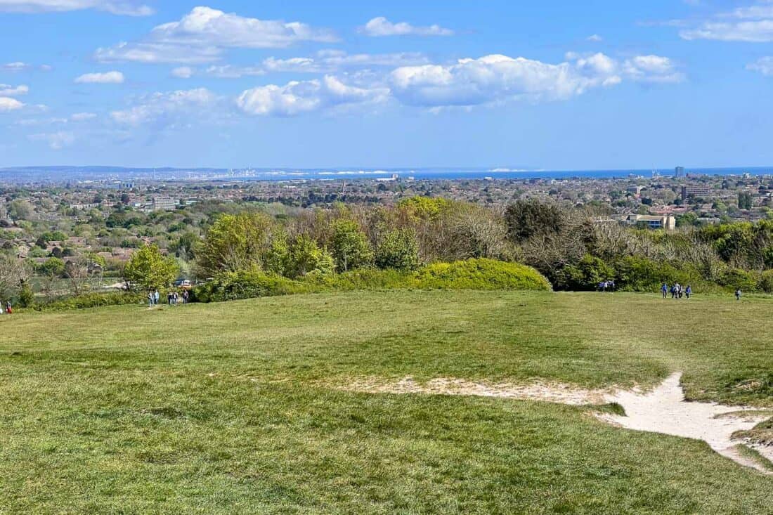 Highdown Hill, Worthing, England