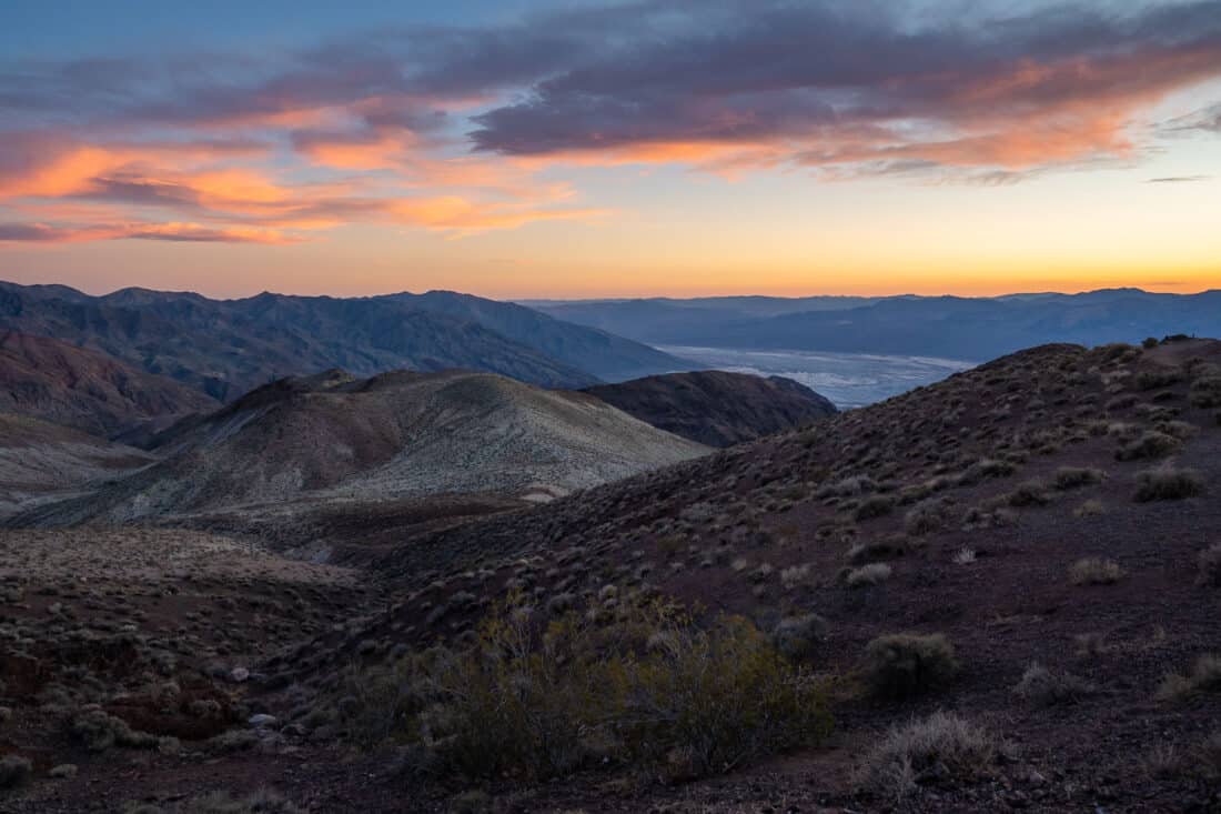 Sunset, Dante's View, Death Valley