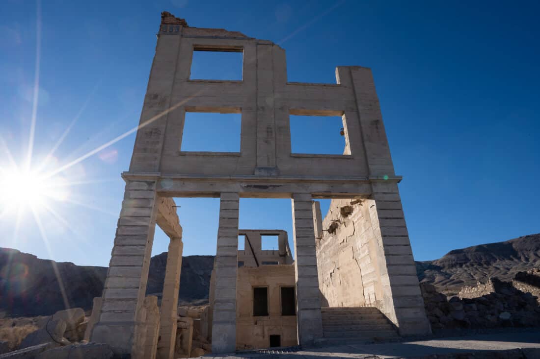 Building, Rhyolite Ghost Town, Southern California