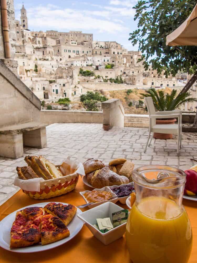 Breakfast, B&B La Corte Dei Pastori, Matera, Italy