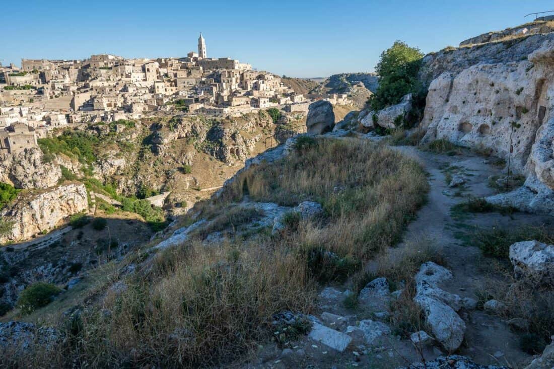 Cave church on the Matera ravine hike