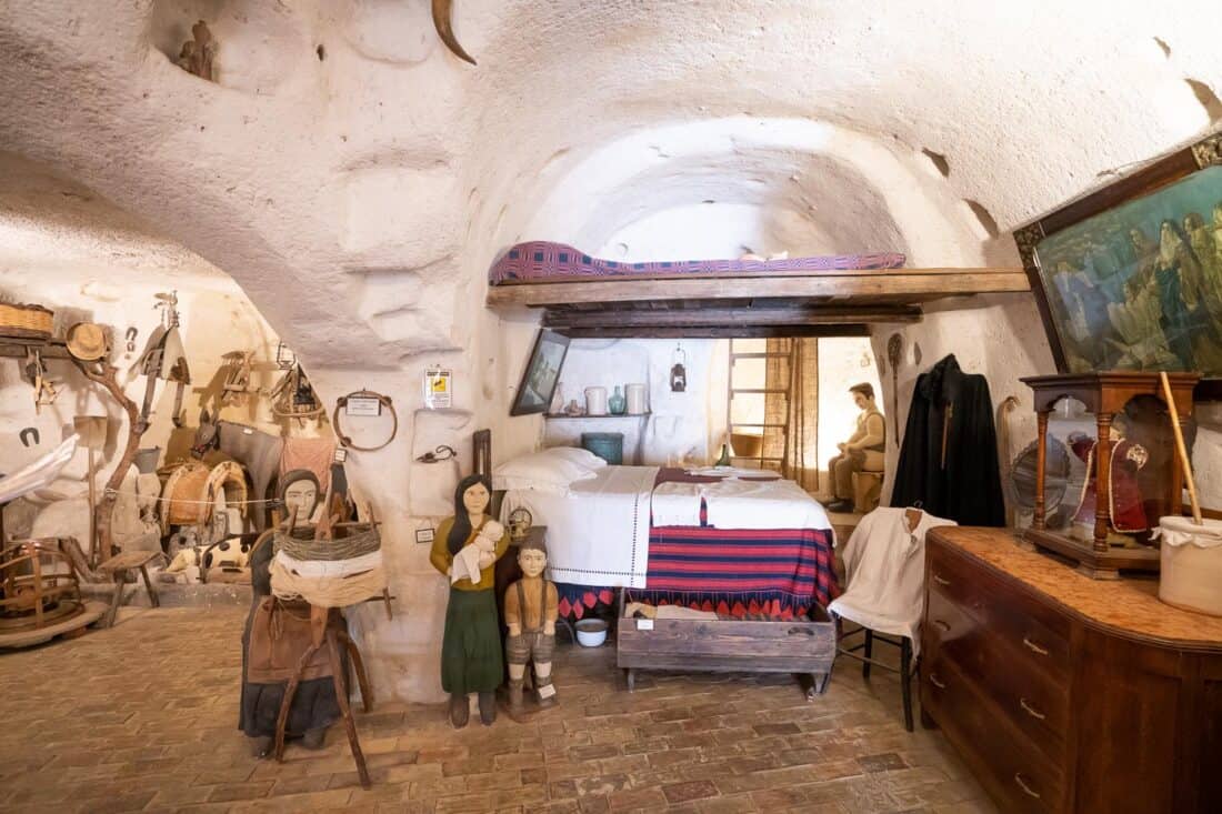 Casa Grotta C’era Una Volta cave house in Matera Italy