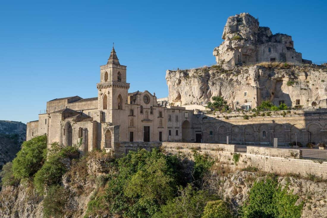 Chiesa San Pietro Caveoso and Santa Maria di Idris churches in Matera