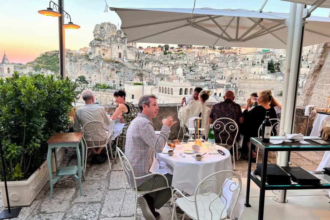 Terrace view, Regiacorte, Matera, Italy