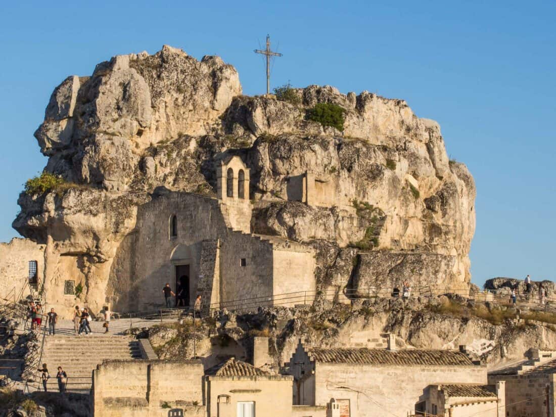 The cave church Santa Maria di Idris in Matera