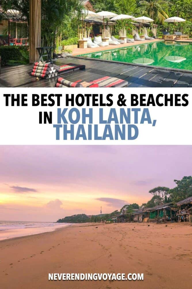 Koh Lanta Hotels Guide pinterest pin