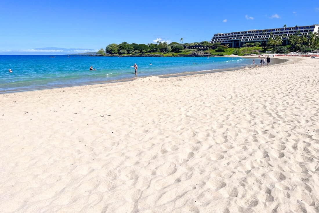 Mauna Kea beach on the Big Island Hawaii