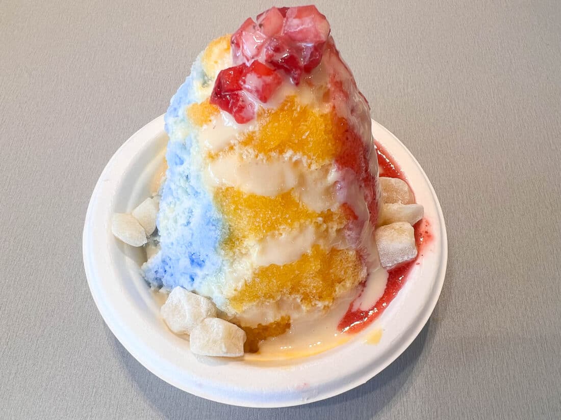 Rainbow Island Vintage shave ice in Waikiki, Oahu