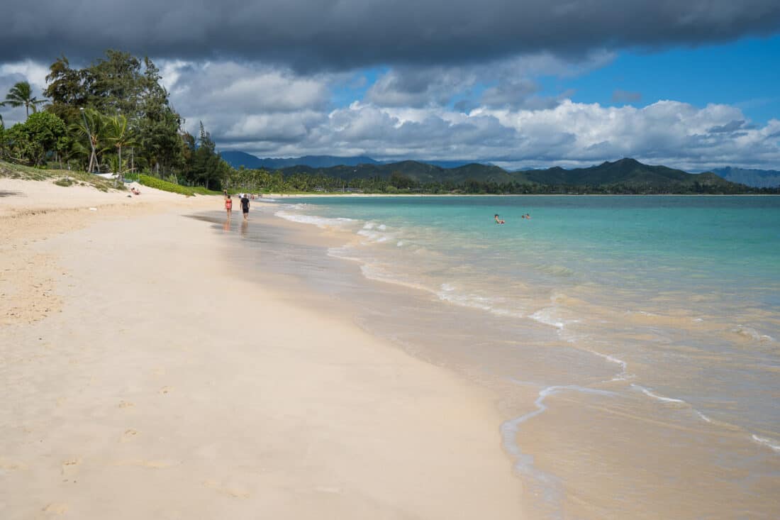 Kailua Beach in Oahu, Hawaii