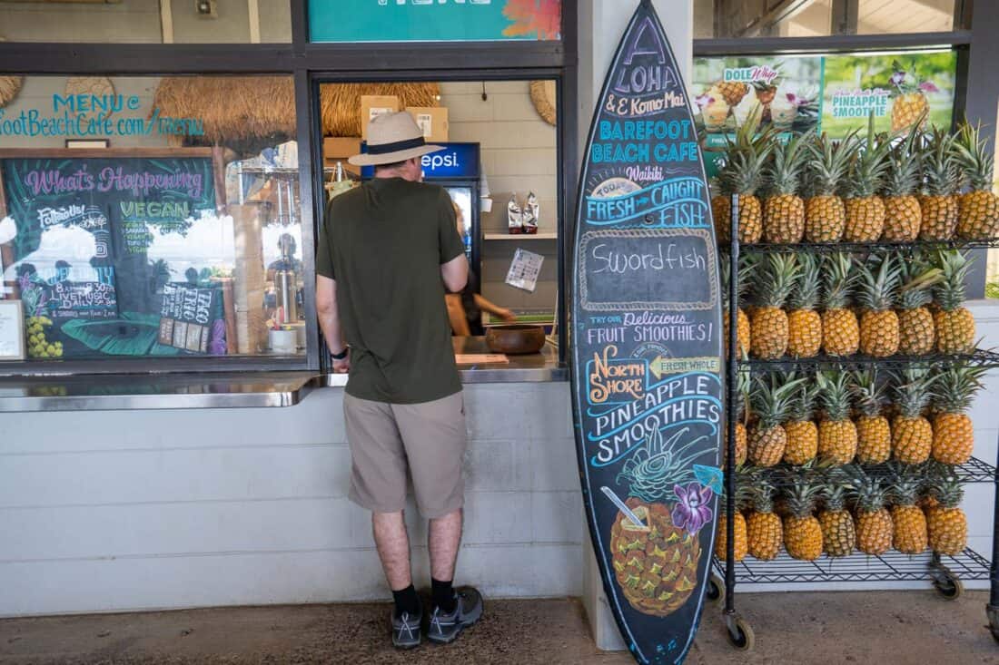 Barefoot Beach Cafe in Waikiki, Oahu, Hawaii, USA