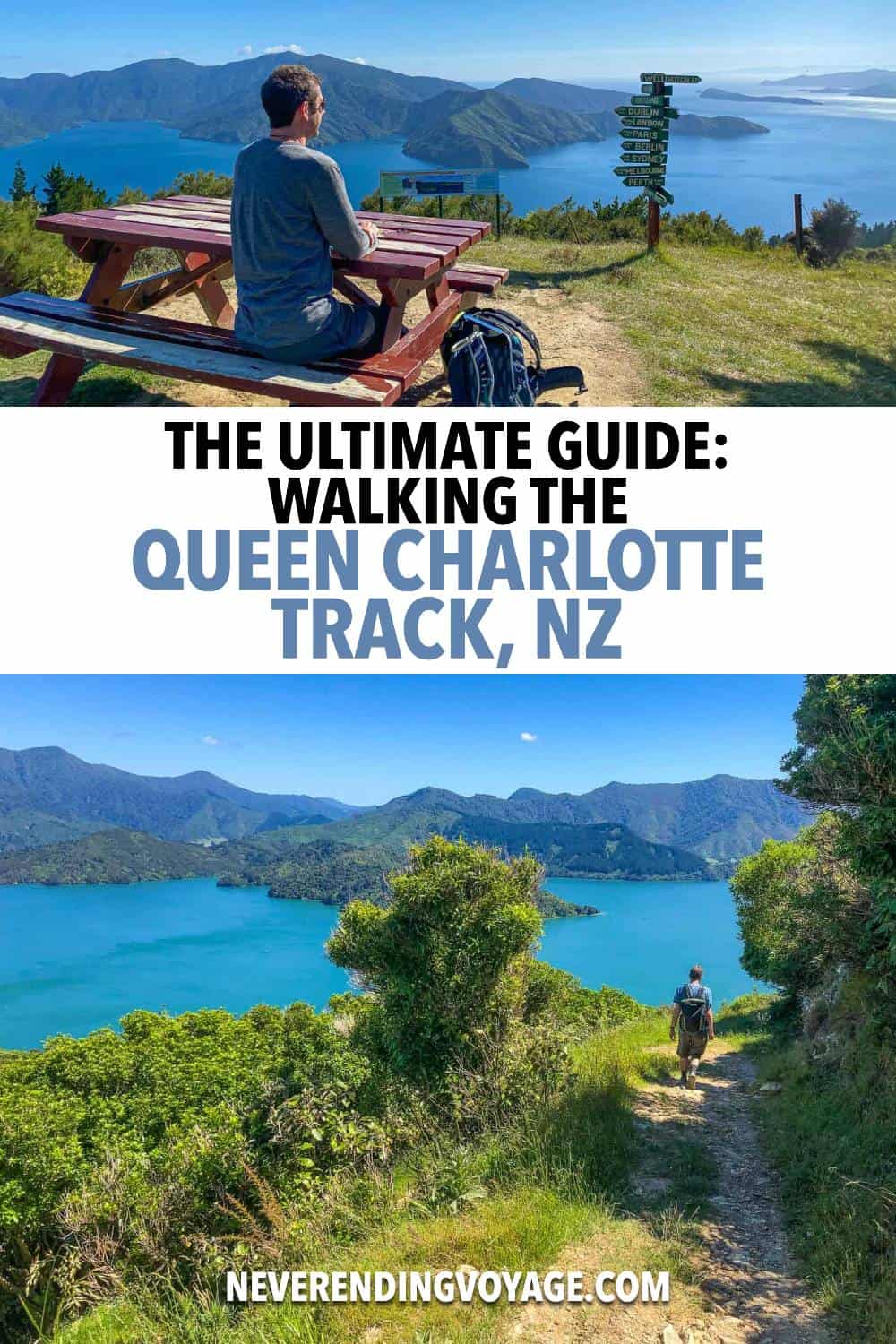 Queen Charlotte Track Guide Pinterest Pin