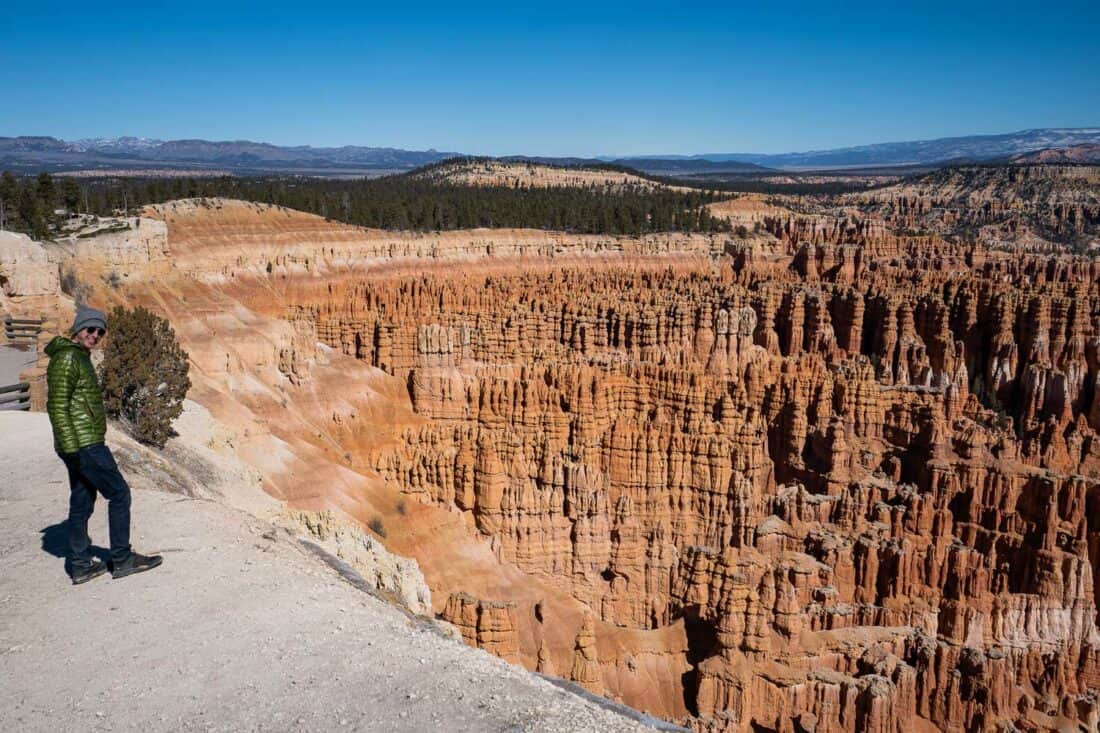 Inspiration Point viewpoint in Bryce Canyon National Park, Utah