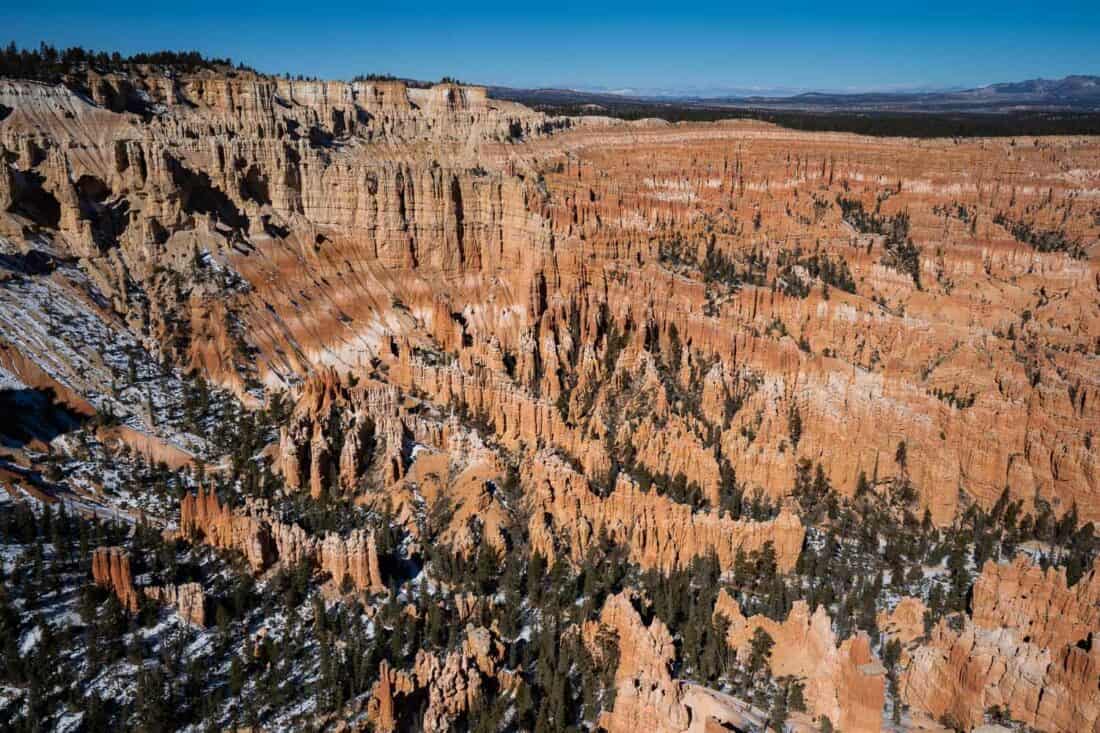 View of Bryce Canyon National park from Bryce Point