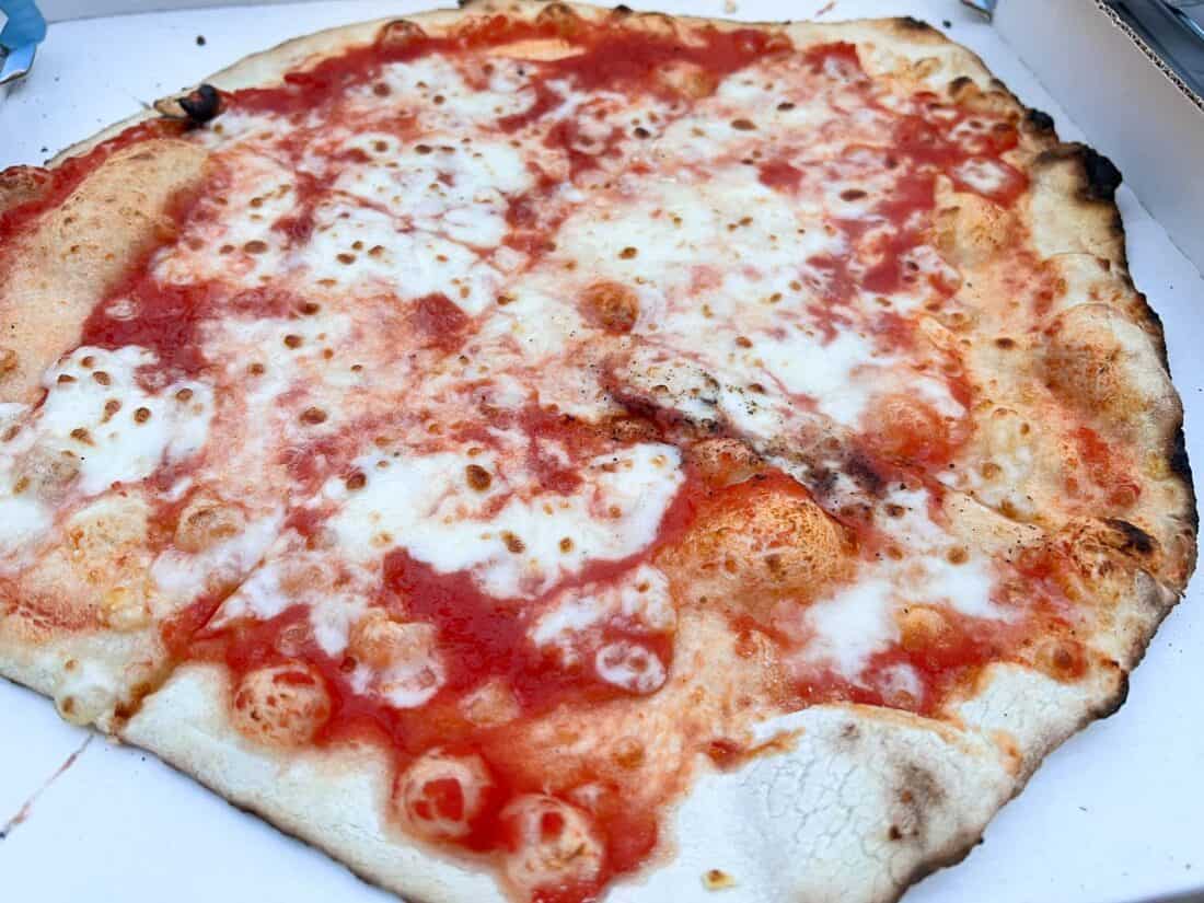 Margherita pizza from Pizzeria Cosimo, Bari, Italy