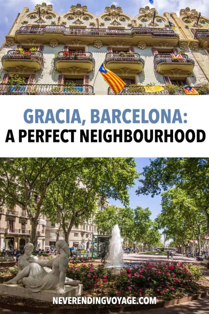 Gracia Barcelona Guide pinterest pin