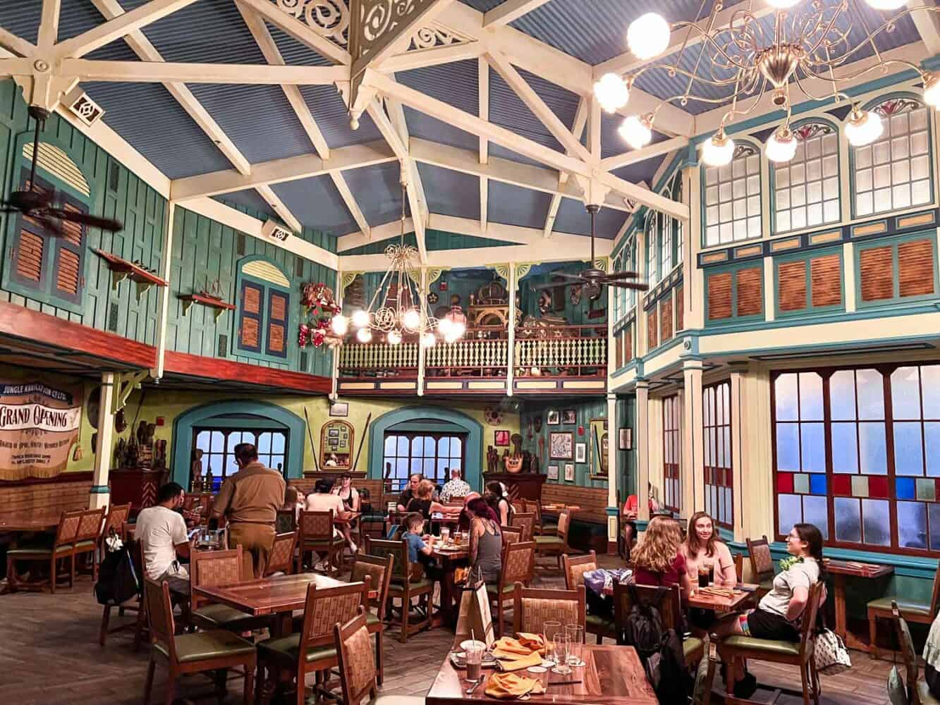 Jungle Cruise themed Skipper Canteen, Magic Kingdom, Disney World