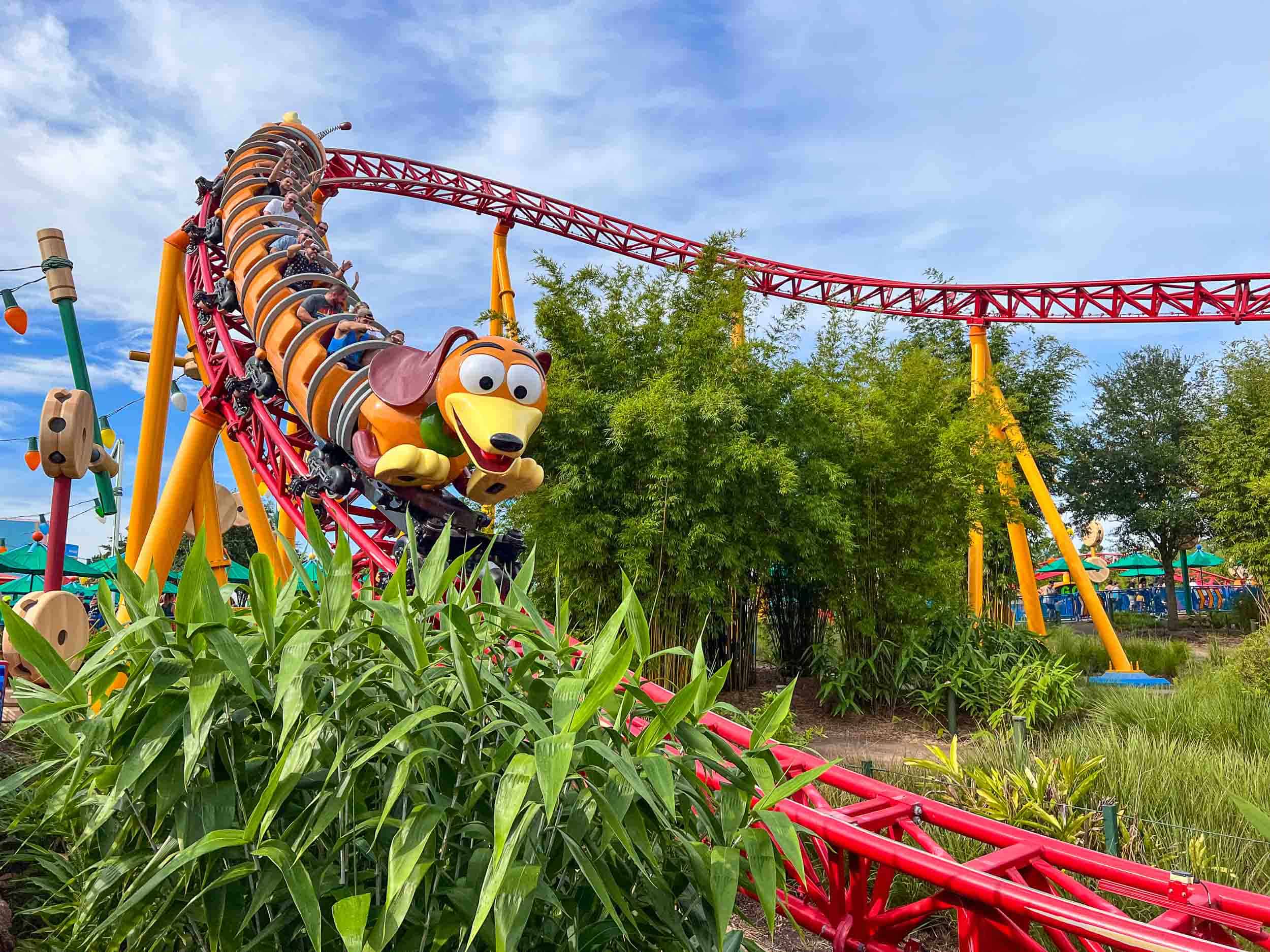 Slinky Dog Dash rollercoaster at Hollywood Studios is one of the best Disney Genie Plus rides