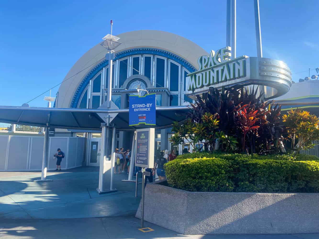 Entrance to Space Mountain, Magic Kingdom, Disney World