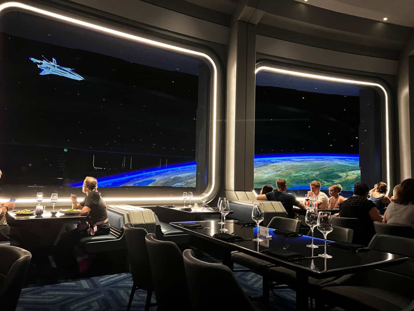 Space 220 restaurant, Epcot, Disney World, Orlando