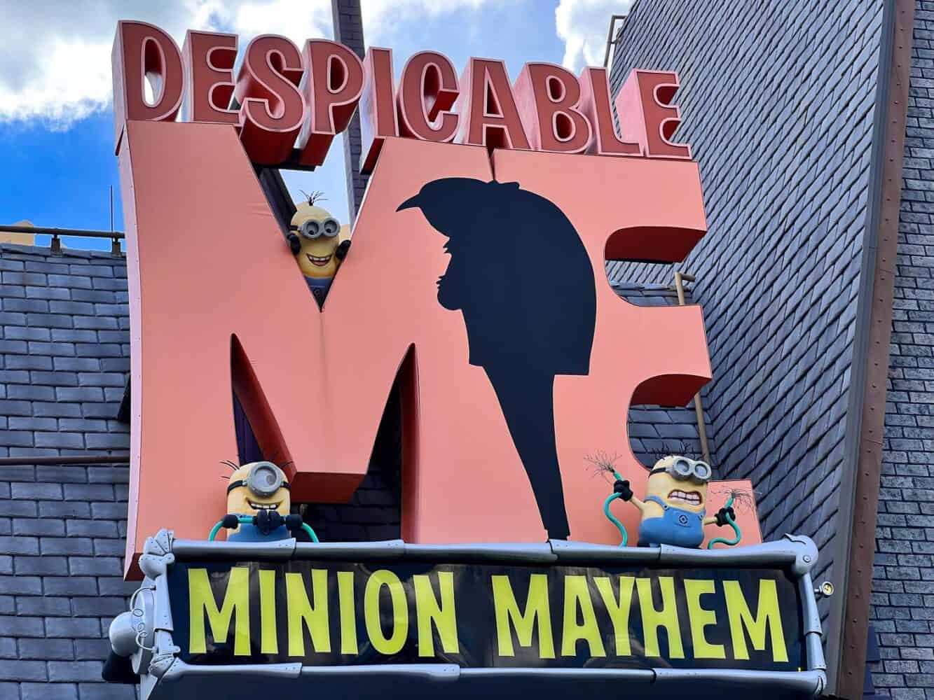 Entrance to Despicable Me Minion Mayhem ride at Universal Orlando, USA