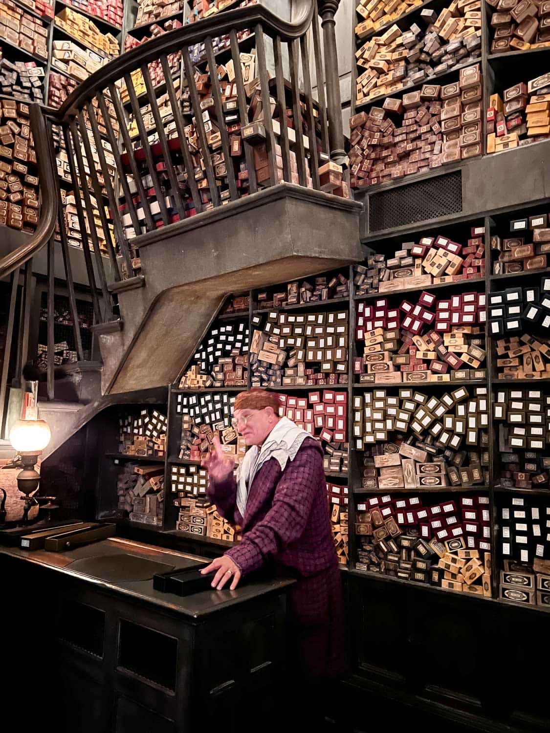 The Wand Ceremony at Ollivanders, Islands of Adventure, Universal Orlando, Florida