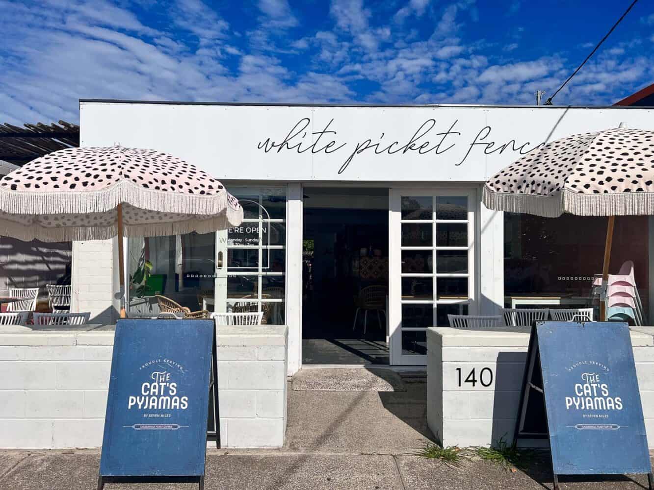 White Picket Fence cafe, Caloundra, Queensland, Australia