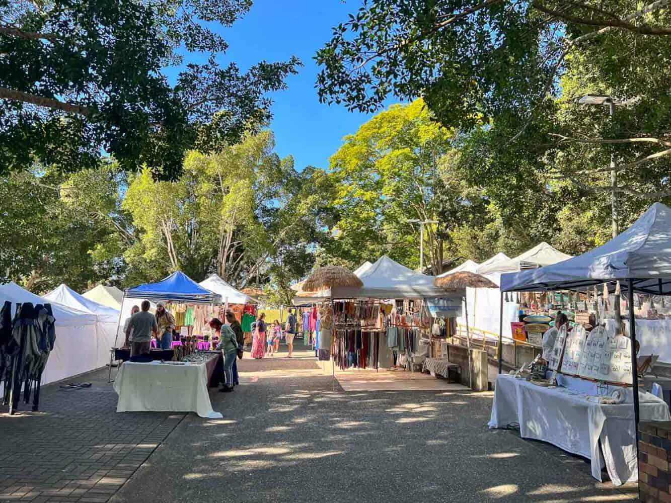 Stall at Eumundi Market, Sunshine Coast Hinterland, Queensland, Australia