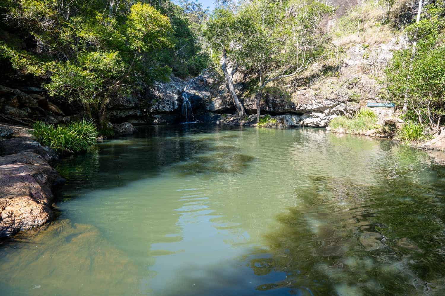 Rock pools at Kondalilla Falls, Sunshine Coast Hinterland, Queensland, Australia