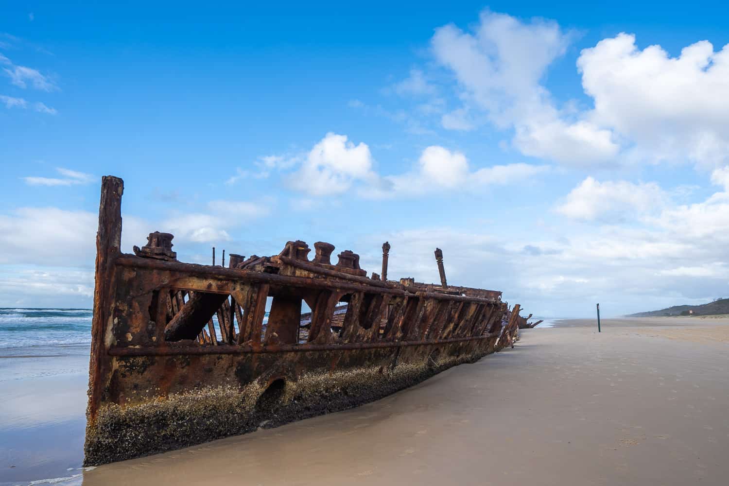 Maheno Shipwreck, K'gari, Queensland, Australia