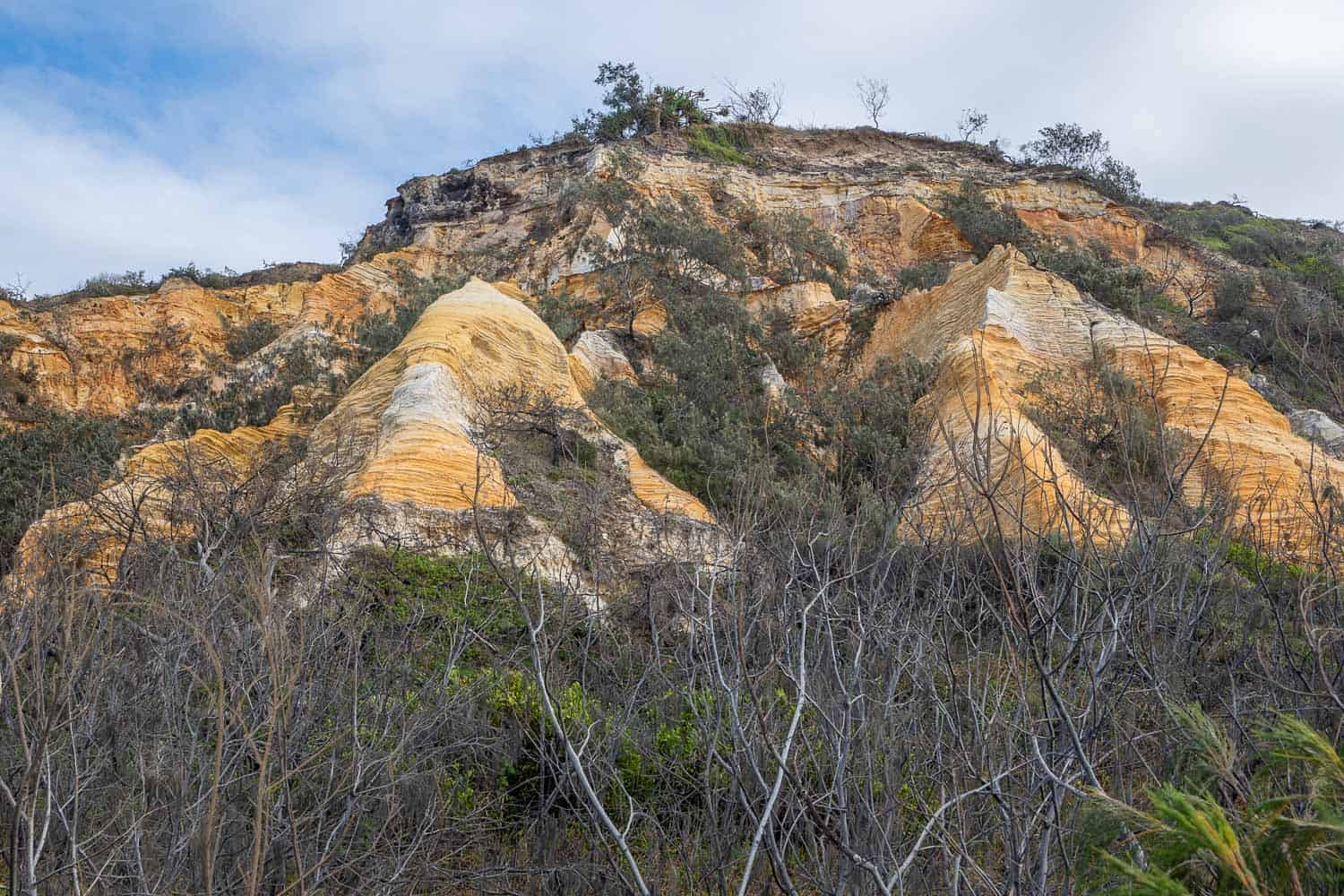 Sculpted sand dunes of The Pinnacles, K’gari, Queensland, Australia