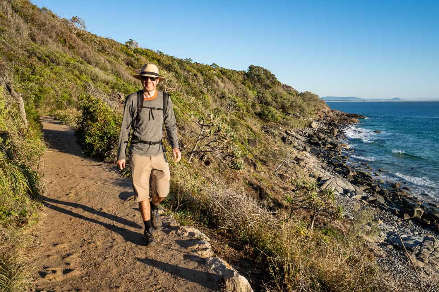 Simon along the Coastal Walk in Noosa National Park, Queensland, Australia