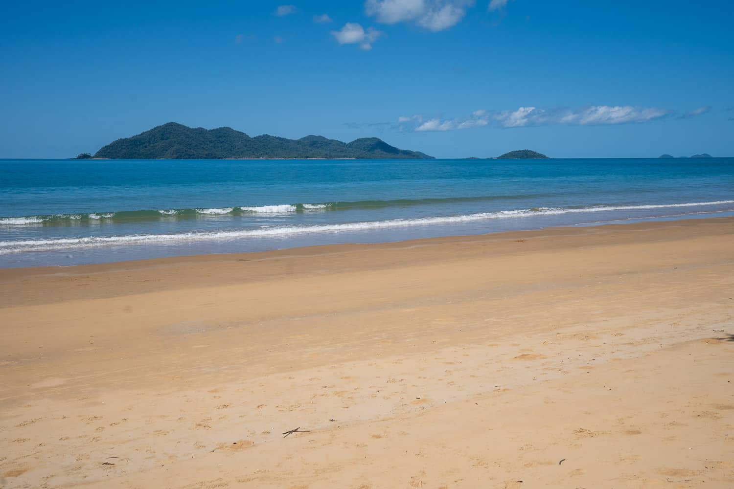 View of Dunk Island from Mission Beach, North Queensland, Australia