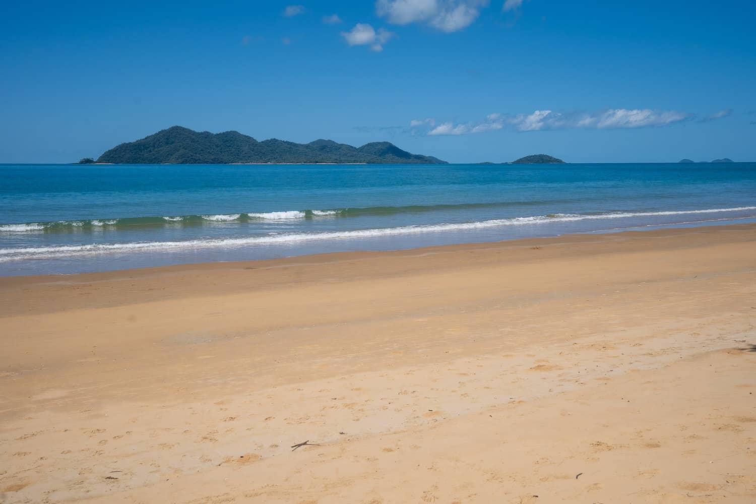 View of Dunk Island from Mission Beach, North Queensland, Australia