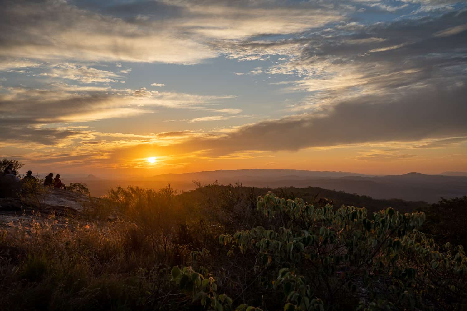 Sunset from Mount Tinbeerwah Lookout, Noosa, Queensland, Australia