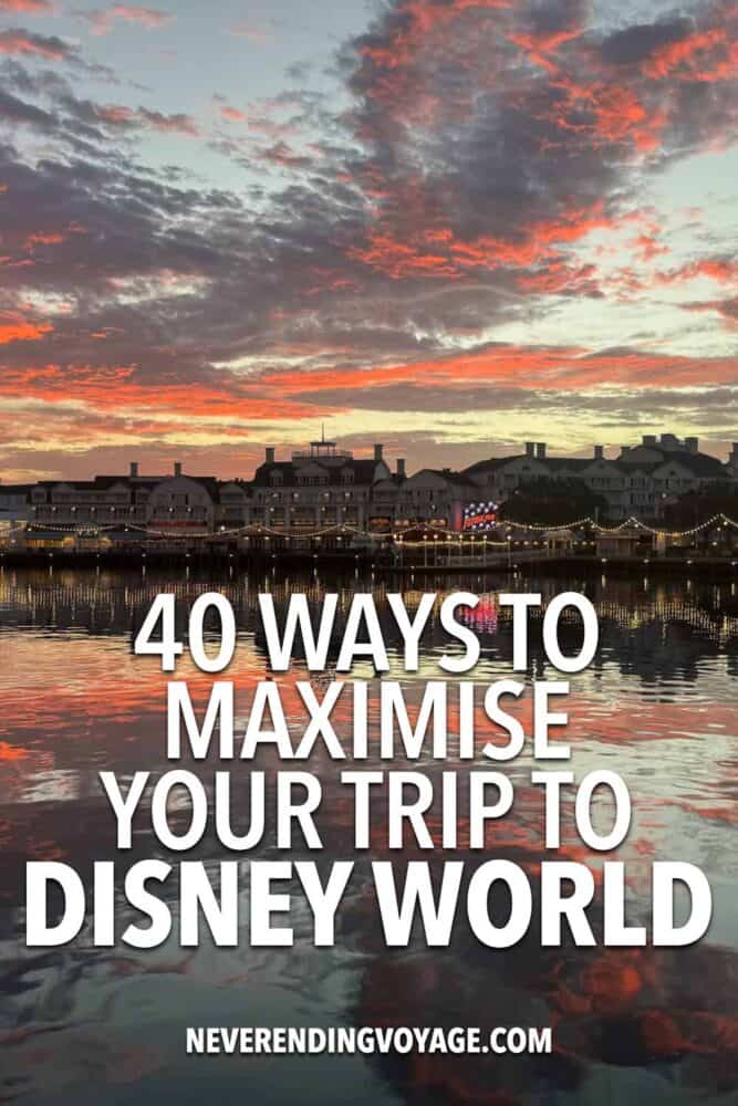 Disney World Tips and Tricks Pinterest pin