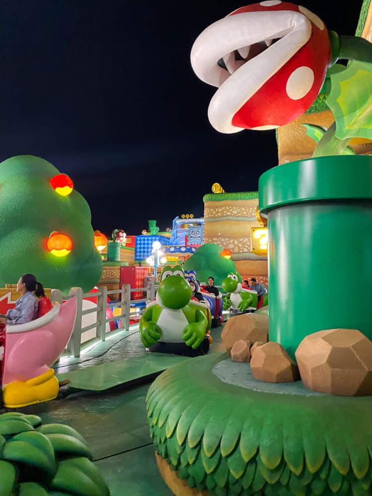 Yoshi's Adventure ride in Super Nintendo World at Universal Japan