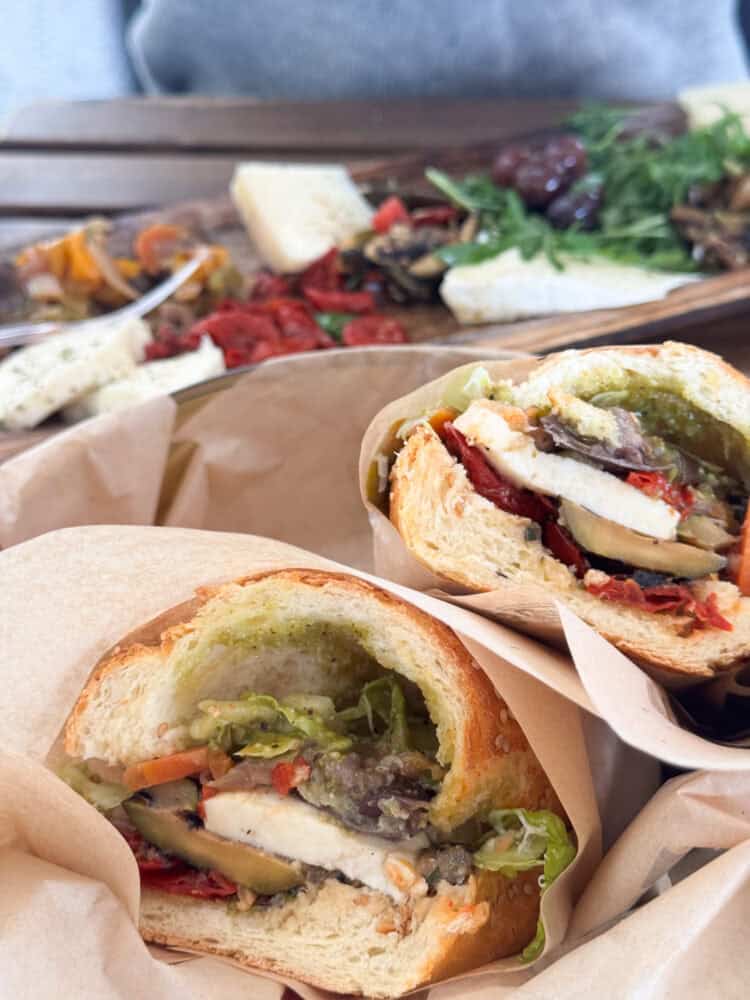 Sandwiches at Caseficio Borderi, Syracuse, Sicily